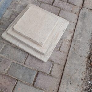 CABEÇA DE MURO MODELO COM 3 BASE
