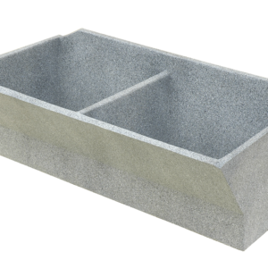 Tanque Cimento Duplo 1.10X0.60X0.40